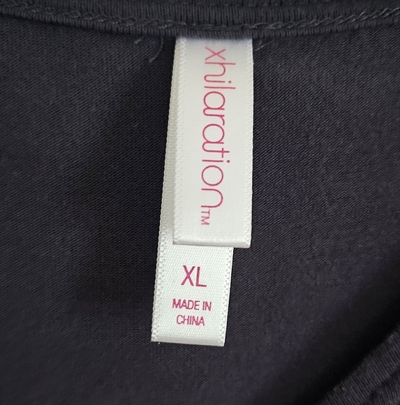 Women's Black Floral Embroidered Top Size XL - Picture 4 of 7